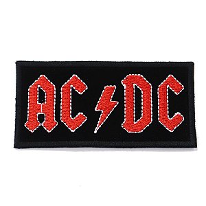 Patch Bordado Banda ACDC 9x4cm