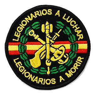 Patch Bordado Militar Legionarios 7,5x7,5cm