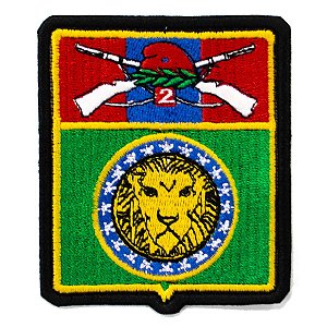 Patch Bordado Militar BG 7,5x6,5cm