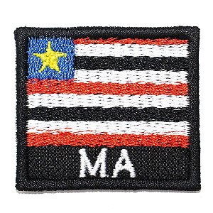 Patch Bordado Bandeira do Estado do Maranhão 4x4,5cm