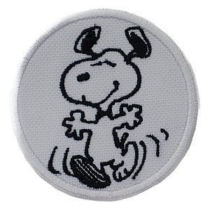 Patch Bordado Cartoon Snoopy 7x7cm