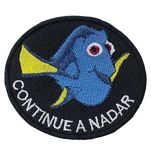 Patch Bordado Cartoon Dory - Procurando Nemo 8x7cm