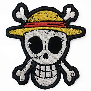 Patch Bordado Cartoon Luffy - One Piece 10x8cm