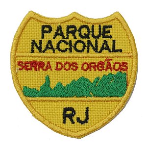 Patch Bordado Rota Parque Nacional Serra dos Orgãos - RJ 6x6cm