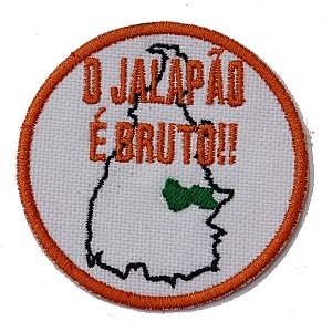 Patch Bordado Rota Jalapão 6x6cm