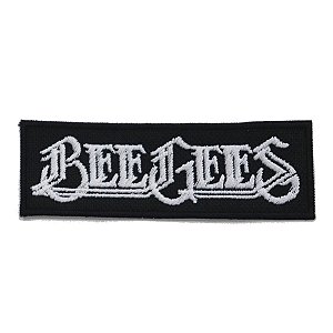 Patch Bordado Banda Beegees 3,5x9,5cm