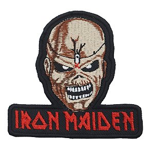 Patch Bordado Banda Iron Maiden Eddie 9,5x10cm