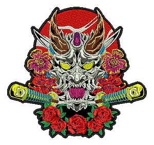 Patch Bordado Grandes Hanya Espadas 28x27cm