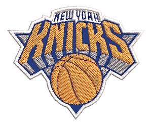 Patch Bordado Esportes Nba Ny Knicks 8x6,6cm