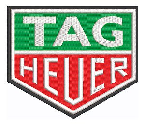 Patch Bordado Tag Heuer Braço Novo 12x103cm