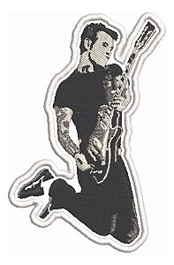 Patch Bordado Música Mike Ness Social Distortion 6,5x10cm