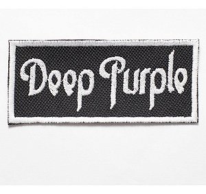 Patch Bordado Música Deep Purple Tarjeta 10x4,5cm