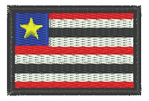 Patch Bordado Bandeiras Bandeira Maranhão 6x4cm