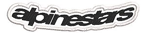 Patch Bordado Acessórios Alpinestars Tarjeta Gola 11,5x22cm