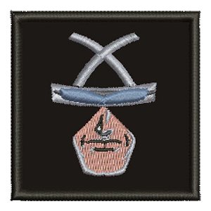 Patch Bordado Cartoons Corredor X 6x6cm