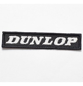 Patch Bordado Acessórios Dunlop Tarjeta 10x21cm