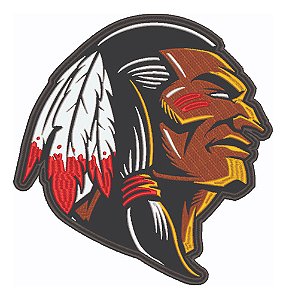 Patch Bordado Diversos Indio Apache 28x30cm