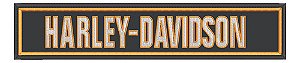 Patch Bordado Harley Davidson Faixa 34x7cm