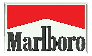 Patch Bordado Marcas Marlboro Costas 34x22cm