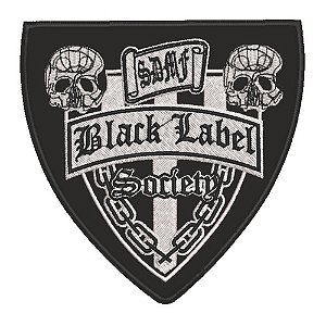 Patch Bordado Música Black Label Society 13x13cm