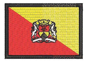 Patch Bordado Bandeiras Bandeira Sorocaba Cm 7x5cm