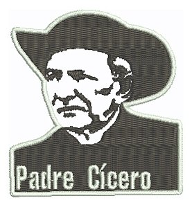 Patch Bordado Religiosos Padre Cicero 6,4x7cm