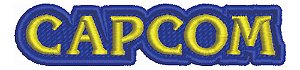 Patch Bordado Cartoons Capcom Logo 10x2,2cm