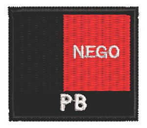 Patch Bordado Bandeiras Bandeira Paraiba 4,5x4cm