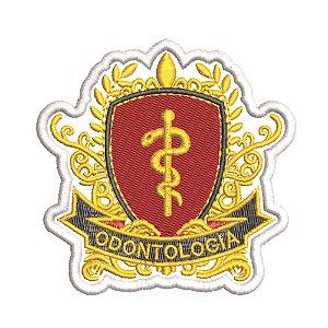 Patch Bordado Profissões Odontologia 8x8cm