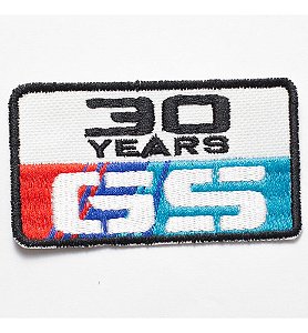 Patch Bordado BMW Gs 30 Years 8x4,5cm