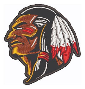 Patch Bordado Diversos Indio Apache 7,6x8cm