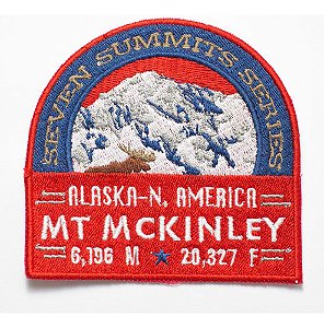 Patch Bordado Placas Mt Mckinley 10x9,7cm