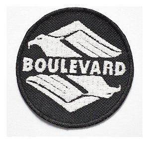 Patch Bordado Motos Boulevard Logo 7x7cm