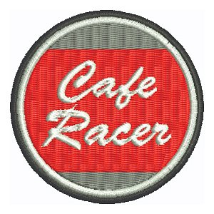 Patch Bordado Café Racer Cafe Racer 7x7cm