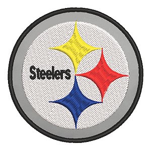 Patch Bordado Esportes Nfl Pittsburgh Steelers 8x8cm