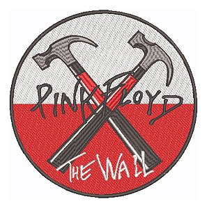 Patch Bordado Música Pink Floyd The Wall 28x28cm
