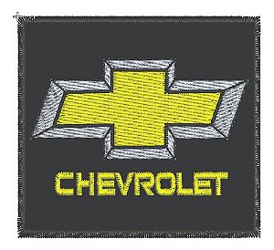 Patch Bordado Carros Chevrolet Redondo 6x6cm