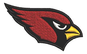 Patch Bordado Esportes Nfl Arizona Cardinals 8x5cm