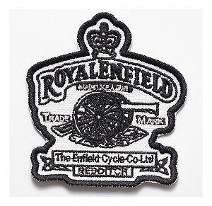 Patch Bordado Royal Enfield Canhao 7,4x8cm