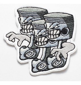 Patch Bordado Triumph Pistoes 9x8,3cm