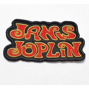 Patch Bordado Música Janis Joplin 9x5,2cm