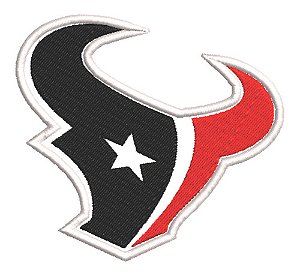 Patch Bordado Esportes Nfl Houston Texans 8x8cm