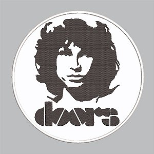 Patch Bordado Música Doors Jim Morrison 25x25cm
