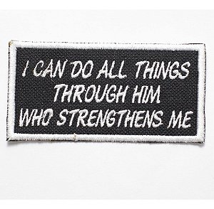 Patch Bordado Frases Frase Motociclista 16 9x4,5cm