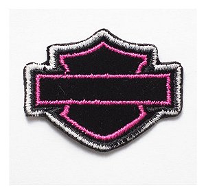 Patch Bordado Harley Davidson Body Shield Ros 5x4cm
