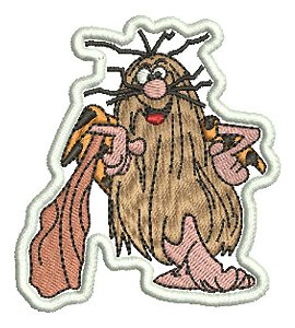 Patch Bordado Cartoons Capitão Caverna 7,1x8cm