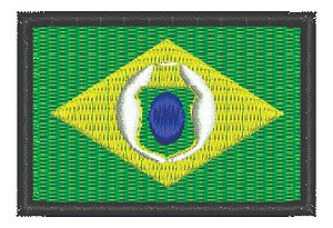 Patch Bordado Bandeiras Bandeira Ceara 6x4cm