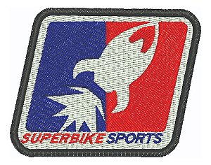 Patch Bordado Marcas Joe Rocket Sports 7,5x6cm
