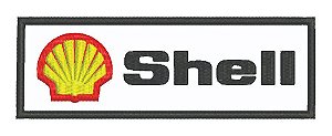 Patch Bordado Fórmula 1 Shell Peito 15x5cm