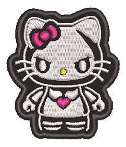Patch Bordado Cartoons Hello Kitty 6x7cm